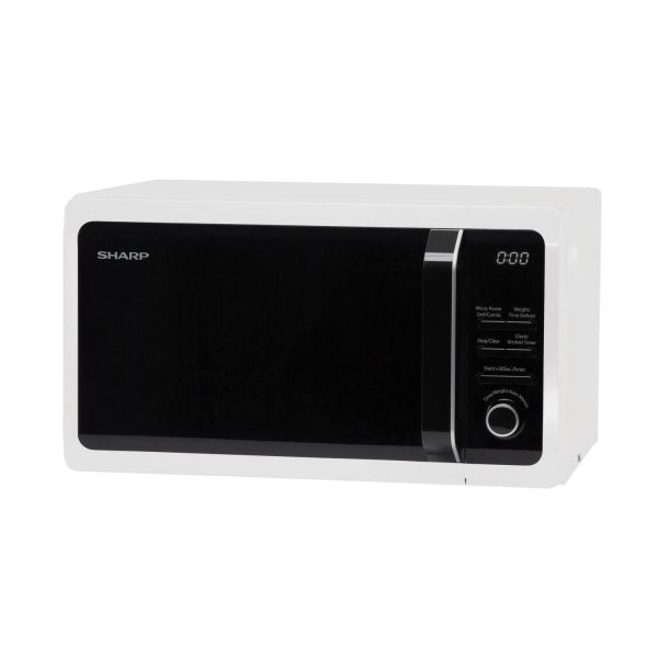 Sharp R664WM - White 20L Freestanding Microwave - 800W