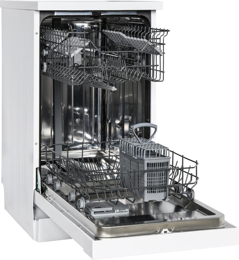 White Knight AT45FSDW White 45Cm Freestanding Dishwasher - E rated