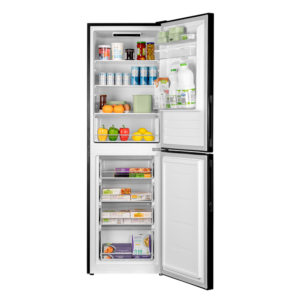 SIA SFF17650BLE - Black 50/50 Split Fridge Freezers - 252L - E Energy Rating