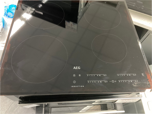 AEG IKB64401FB - Black 4 Zone Induction Hob - Display