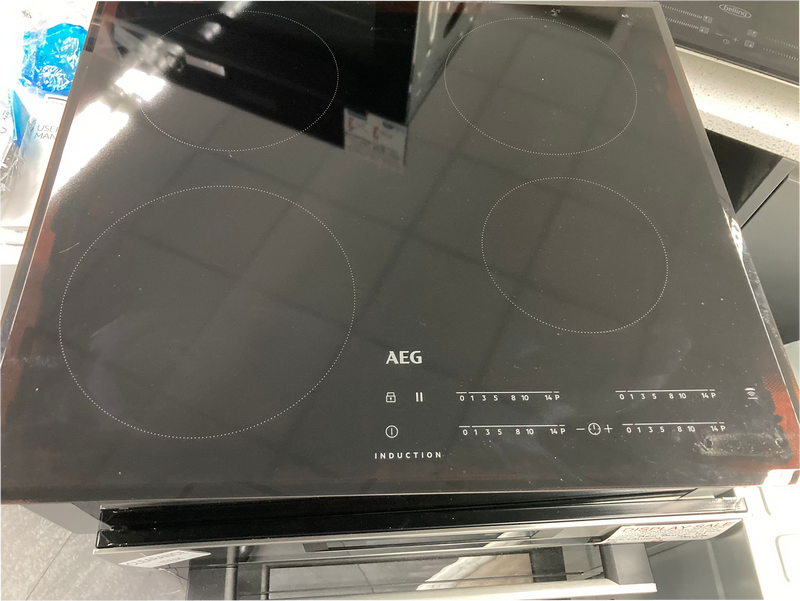 AEG IKB64401FB - Black 4 Zone Induction Hob - Display