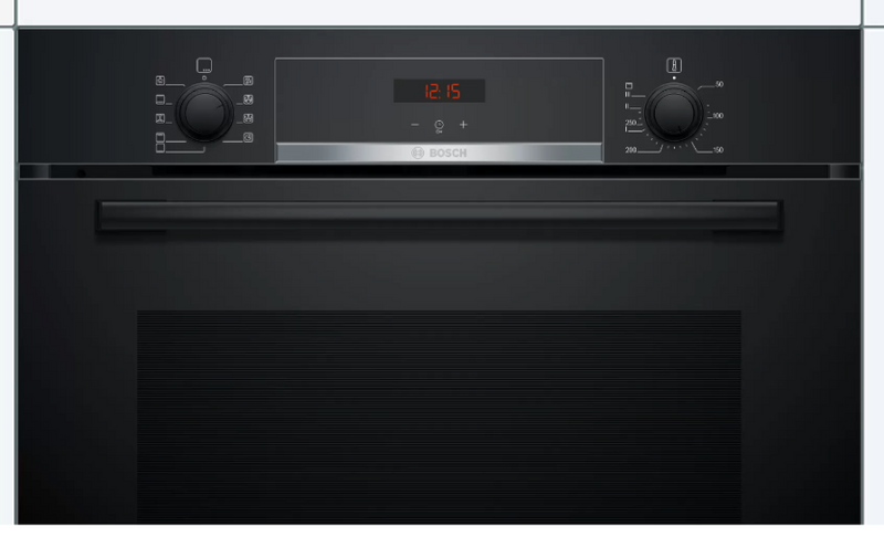 Bosch HBS534BB0B - Black Built in Electric Single Oven - A energy