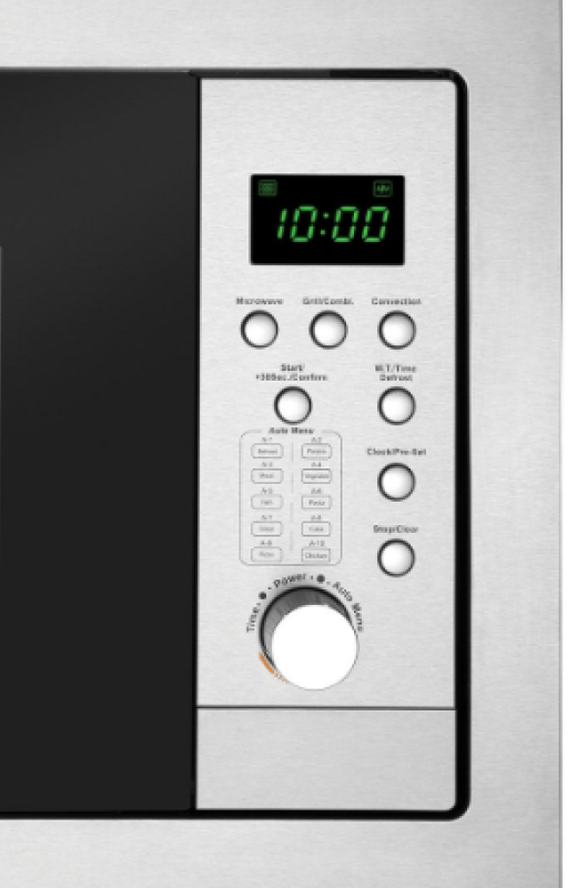 Caple CM126 - Stainless steel Built in Electric Microwave