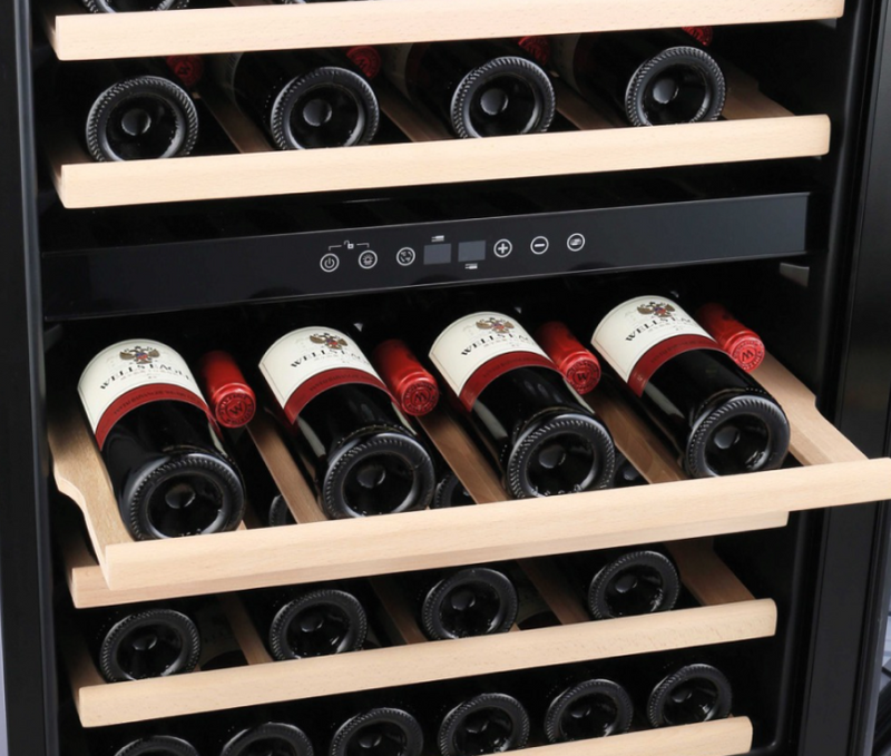 Amica AWC600SS - Stainless steel 46 Bottle Capacity Wine Cooler - G energy