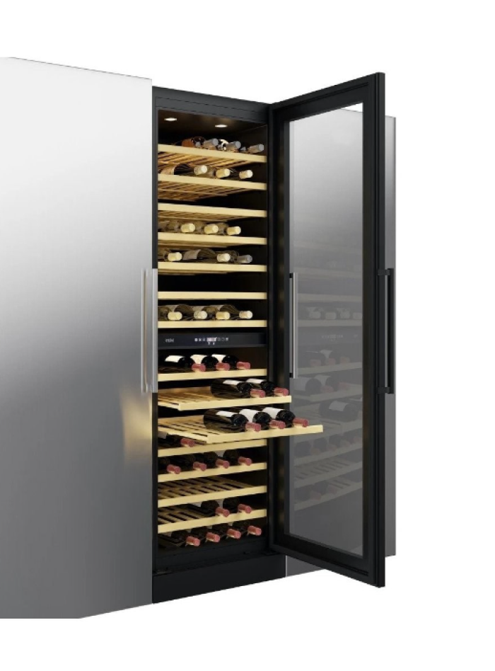 CDA FWC881BL - Black 62 Bottle Capacity Wine Cooler - G energy