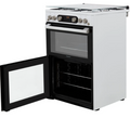 Hotpoint HD67G02CCW/UK - White 4 Zone Gas Cooker - Catalytic cleaning - A+ energy