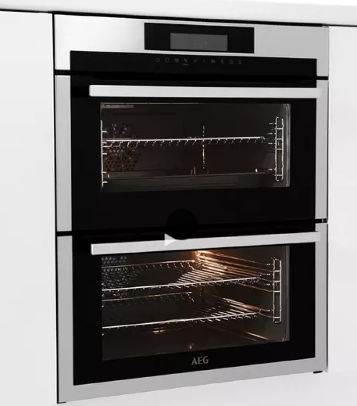 AEG DUE731110M - Stainless steel Built under Electric Double Oven - Catalytic cleaning - A energy