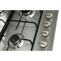 CDA HG6151SS - Stainless steel 4 Zone Gas Hob