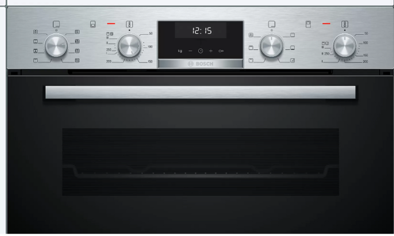 Bosch MBA5350S0B - Stainless steel Built in Electric Double Oven - A/B energy