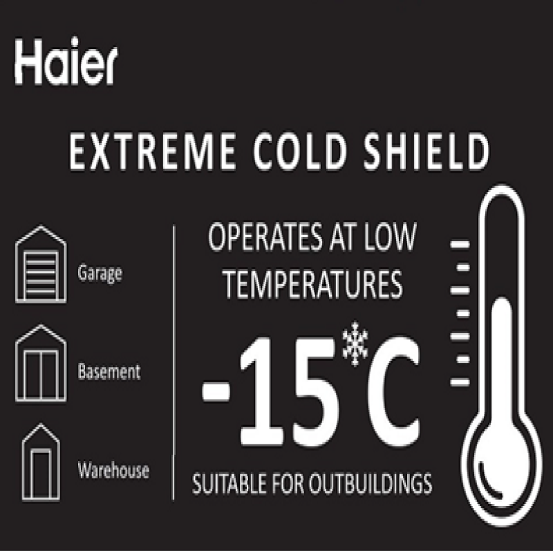 Haier HCE301E - White Manual Defrost Freezer - E energy