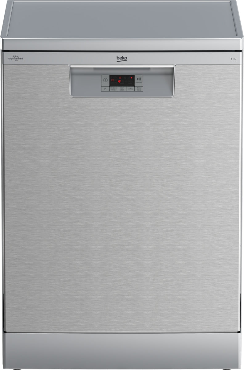 Beko BDFN15420X - Freestanding Full Size Dishwasher with HygieneIntense - E energy