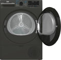 Beko B5T4923I Freestanding Graphite 9kg Heat Pump Tumble Dryer with IronFinish™ - A++Rated