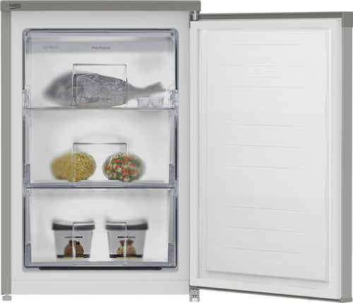 Beko FXS3584S - Silver Undercounter Freezer - F energy