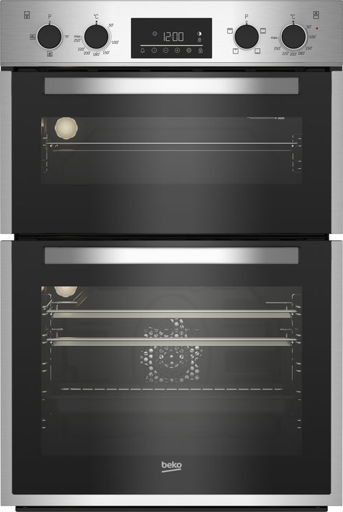 Beko BBDF26300X - Stainless steel Built in Electric Double Oven - Steam Assisted cleaning - A energy