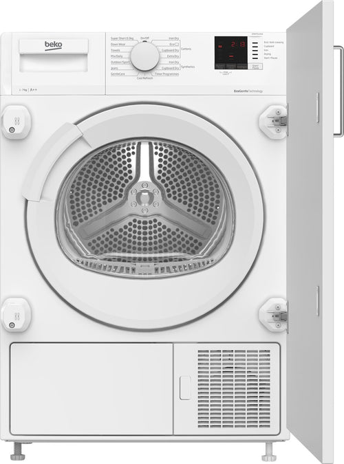 Beko DTIKP71131W - White 7kg Integrated Heat Pump Tumble Dryer - A++ energy