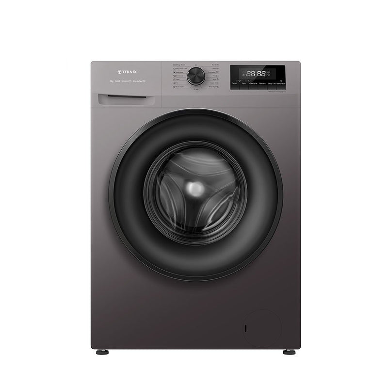 Teknix TKW8142HS - Silver 8KG Washing Machine - 1400 RPM - A energy