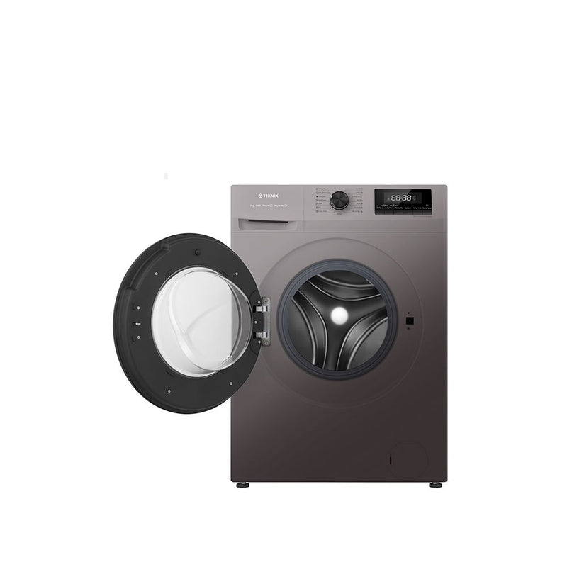 Teknix TKW8142HS - Silver 8KG Washing Machine - 1400 RPM - A energy