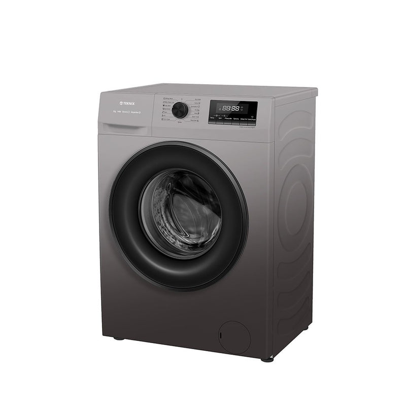 Teknix TKW8142HS - Silver 8KG Washing Machine - 1400 RPM - A energy