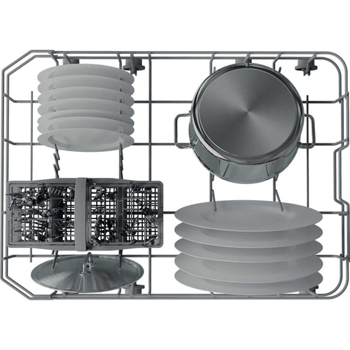 Lower basket and cutlery basket of Indesit IN2IE10CS80UK dishwasher