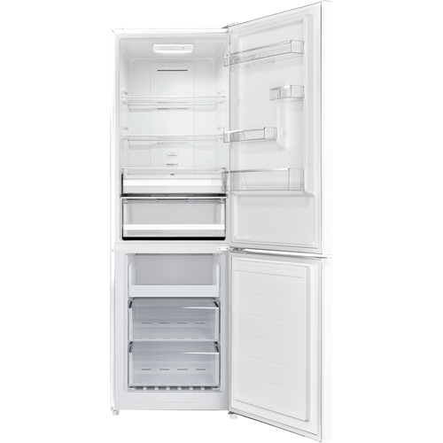 Indesit INK25322W4UK fridge freezer – fridge and freezer compartments open