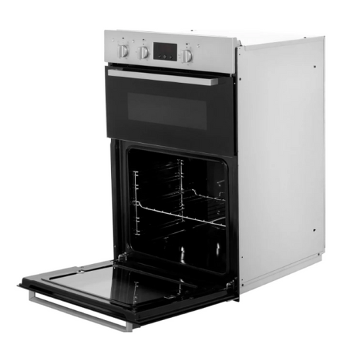 Indesit IDD 6340 IX - Stainless steel Built in Electric Double Oven - A energy - Display