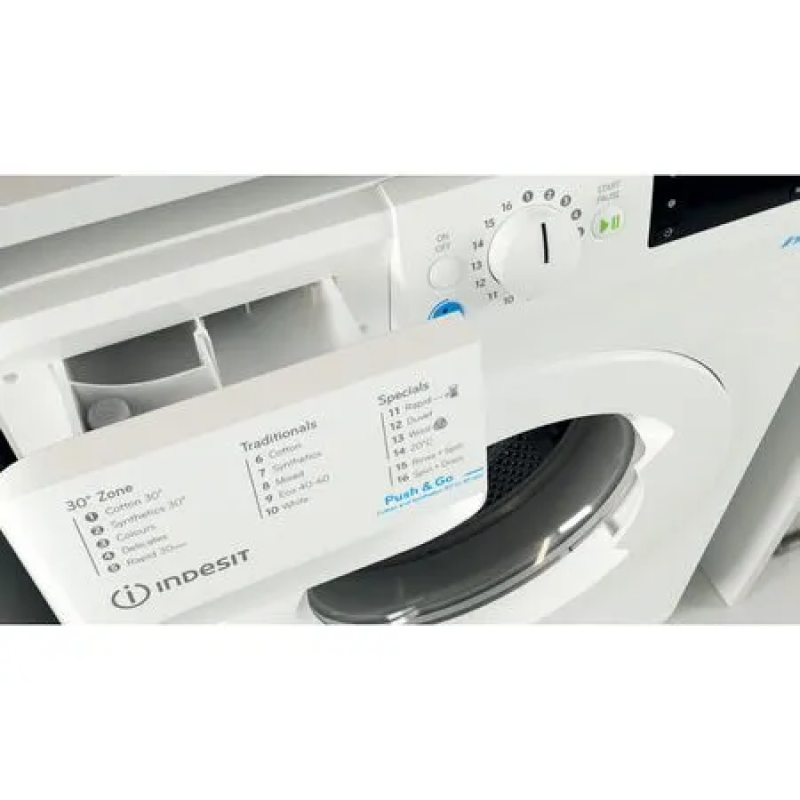 Indesit BWE 71452 W UK N - White Freestanding 7KG Washing Machine - 1400 RPM - E energy