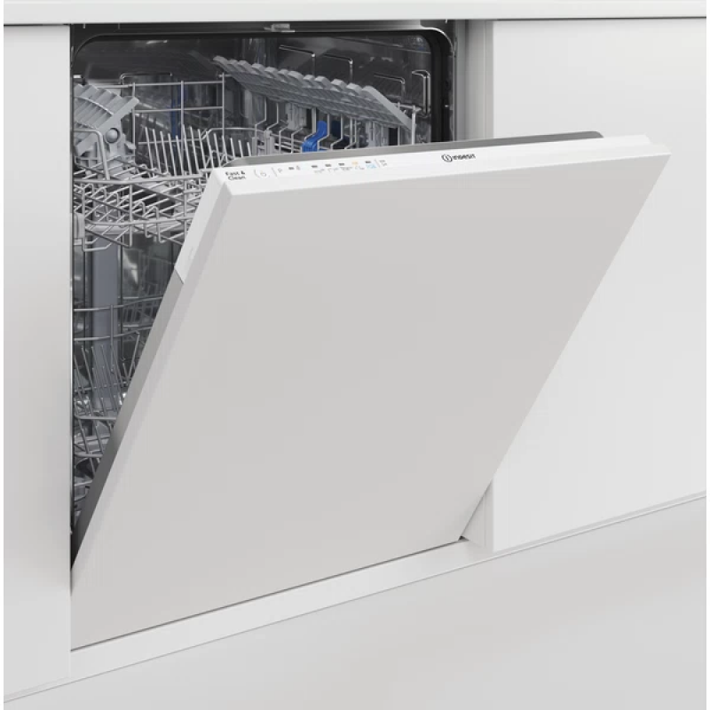 Indesit D2I HL326 UK - White Integrated Dishwasher - E energy