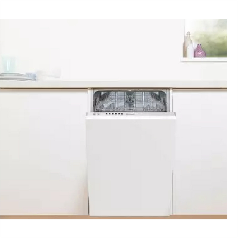 Indesit DSIE2B10UKN - White Integrated Dishwasher - F energy