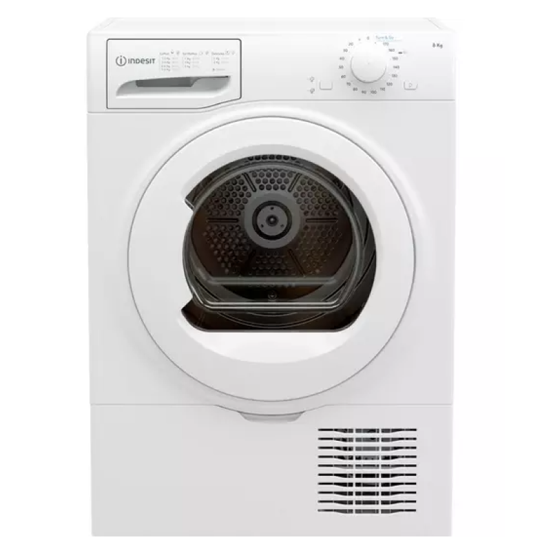 Indesit I2 D81W UK - White 8KG Condenser Tumble Dryer - B energy