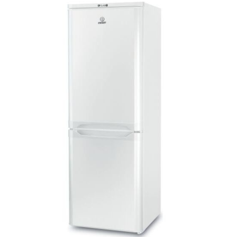 Indesit IBD 5515 W 1 - White Freestanding 60/40 Manual Defrost Fridge Freezer - F energy