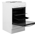 Indesit IS5E4KHW/UK - White 4 Zone Electric Cooker - Hydrolytic cleaning - A energy