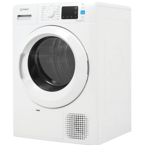 Indesit YT M11 83 X UK - White 8KG Heat Pump Condenser Dryer - A++ energy - Display