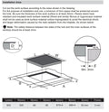 Montpellier MINH90 - Black 90cm 5 Zone Induction Hob - Boost Control - A Energy