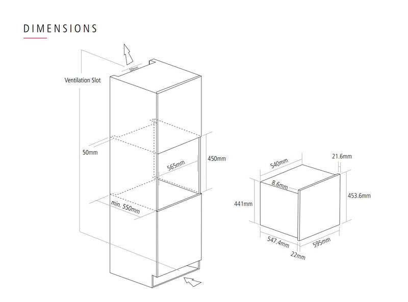 Caple CM111SS - Built in Electric Microwave