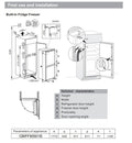 IceKing IKBI5050FF - White Integrated Fridge Freezer - 50/50 Split 233L - E Energy