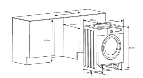 Amica AWT714S - White 7KG Washing Machine - 1400 RPM - B Energy