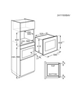 AEG OB6GM261UB - Black Built-In Microwave - 26L Capacity - 900W