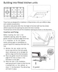 Teknix SCGH751X - Stainless Steel 75cm Gas Hob - 5 Gas Burners - 3.8kW Wok Burner