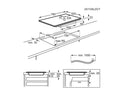 AEG SK85IM0XFB - Black 80cm Induction Hob - Double Bridge - 5 Zones