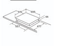 CDA HVG621BL - Black 4 Zone Gas Hob