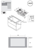 Elica NT-FLAME-BLK-RC - Black 4 Zone Venting Hob - A energy