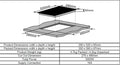 Cata CUL30TC - Black Ceramic Domino Hob - 2 Zone