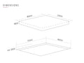 Caple C8800i - Black 80cm Induction Hob - 5 Cooking Zones