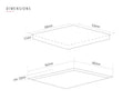 Caple C817C - Black Ceramic Hob - 4 Zones - Touch Control