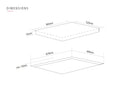 Caple C8301C - Black 90cm Electric Ceramic Hobs - 9 Power Levels - 5 Zones