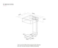 Caple DD610BK - Black Glass Induction Hob with Downdraft Extractor - 4 Zones - B Energy Rating