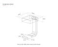 Caple PLASDD610BK - Black 60cm Induction Hob - With Downdraft Extractor