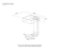 Caple PLASDD810BK - Black Glass Plasma Induction Hob with Downdraft - 80cm - A+ Energy