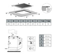 Cata CATIND90HF - Black 90cm Induction Hob - 6 Zone Flex