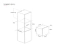 Caple CM130 - Stainless steel Built in Electric Microwave
